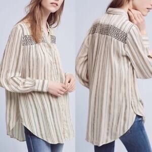 Anthropologie Floreat Northfolk Button Down Shirt